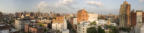 Framed Low rise buildings in a city, Manhattan, New York City, New York State, USA Print