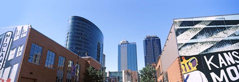 Framed Street art at Downtown Kansas City, Missouri, USA Print