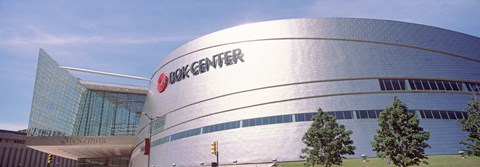 Framed BOK Center at downtown Tulsa, Oklahoma Print