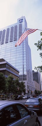 Framed Skyscraper in a city, PNC Plaza, Raleigh, Wake County, North Carolina, USA Print