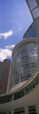 Framed Low angle view of a building, Chevron Building, Houston, Texas Print
