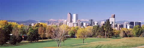 Framed Buildings of Downtown Denver, Colorado, USA Print