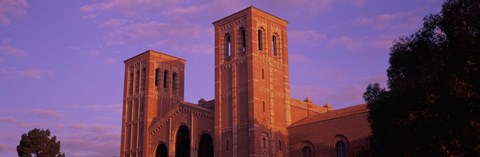 Framed Low angle view of Royce Hall at university campus, University of California, Los Angeles, California, USA Print