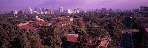 Framed University campus, University Of California, Los Angeles, California, USA Print