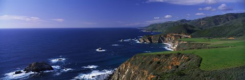 Framed Pacific Coast, Big Sur, California, USA Print
