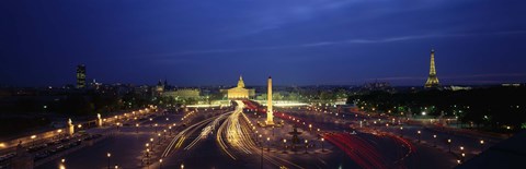 Framed France, Paris, Place de la Concorde Print