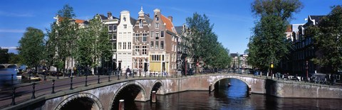 Framed Row Houses, Amsterdam, Netherlands Print