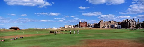 Framed Golf Course, St Andrews, Scotland, United Kingdom Print