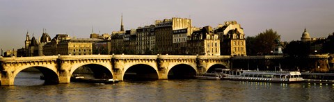 Framed Pont Neuf Bridge, Paris, France Print
