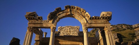 Framed Turkey, Ephesus, temple ruins Print