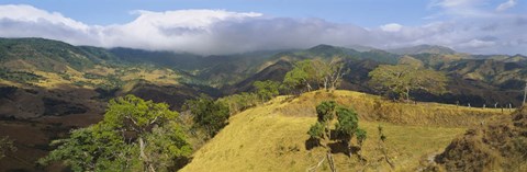 Framed Clouds over mountains, Monteverde, Costa Rica Print