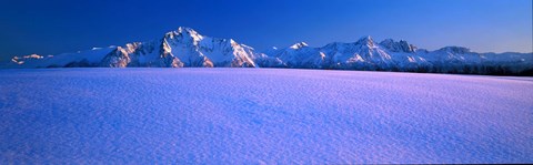 Framed Pioneer Pk Chugach Mts AK USA Print