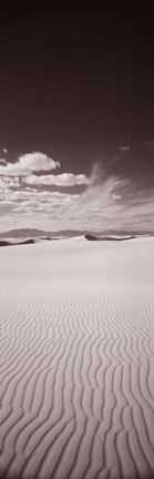 Framed Pattern in Dunes, White Sands, New Mexico Print