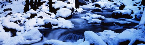 Framed Winter Yosemite National Park CA Print
