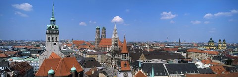 Framed Cityscape, Munich, Germany Print