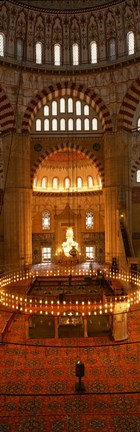 Framed Interior of Selimiye Mosque, Turkey Print