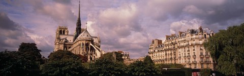 Framed France, Paris, Notre Dame Print