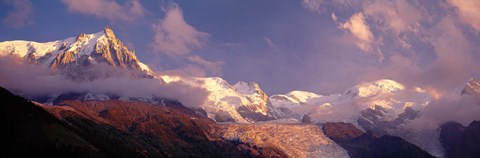 Framed Haute-Savoie, Mountains, Mountain View, Alps, France Print