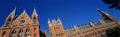 Framed St Pancras Railway Station London England Print