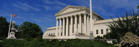 Framed US Supreme Court Building, Washington DC, District Of Columbia, USA Print