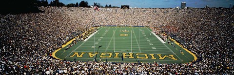 Framed University Of Michigan Stadium, Ann Arbor, Michigan, USA Print