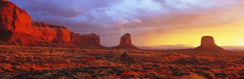 Framed Sunrise, Monument Valley, Arizona, USA Print