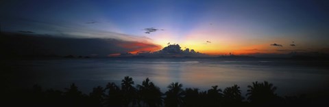 Framed Sunset &amp; Cloud Thailand Print