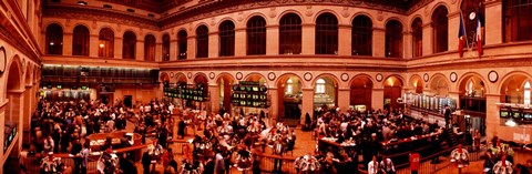 Framed France, Paris, Bourse Stock Exchange Print