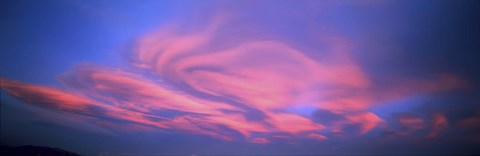 Framed Cloudscape Canterbury New Zealand Print