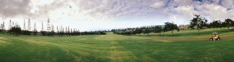 Framed Golf Course Maui HI USA Print