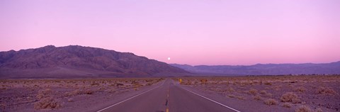 Framed Purple Sky at Death Valley National Park, California Print