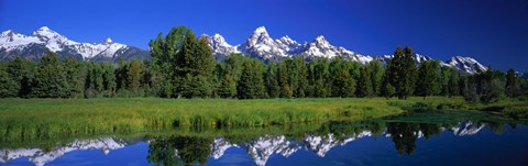 Framed Teton Range Grand Teton National Park WY USA Print