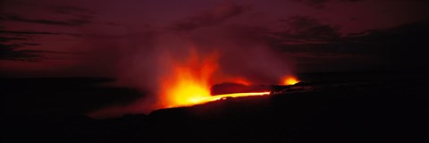 Framed Kilauea Volcanoes National Park Hawaii HI USA Print