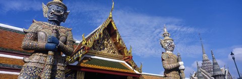 Framed Architectual detail Grand Palace, Bangkok, Thailand Print