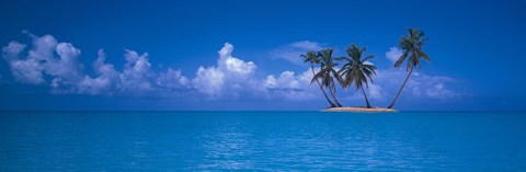 Framed Island, Caribbean Print