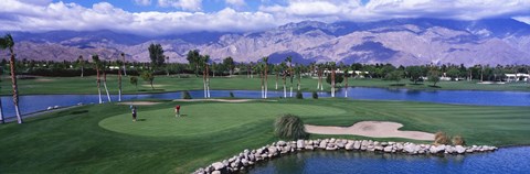 Framed Golf Course, Palm Springs, California, USA Print