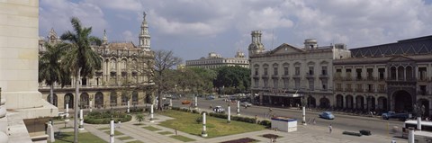Framed High angle view of a theater, National Theater of Cuba, Havana, Cuba Print