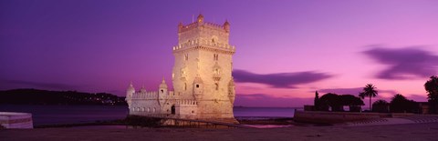 Framed Portugal, Lisbon, Belem Tower Print