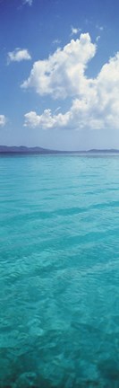Framed Clouds over the sea, St. Thomas, US Virgin Islands Print
