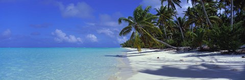 Framed Tetiaroa Atoll, French Polynesia, Tahiti Print