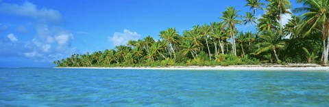 Framed Tetiaroa Atoll French Polynesia Tahiti Print