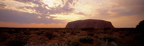 Framed Uluru-Kata Tjuta National Park Northern Territory Australia Print