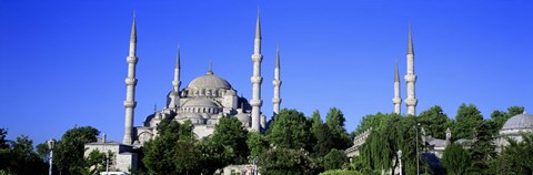 Framed Blue Mosque, Istanbul, Turkey Print