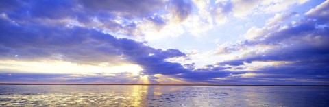 Framed Sunset, Germany Print