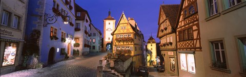 Framed Germany, Rothenburg ob der Tauber Print