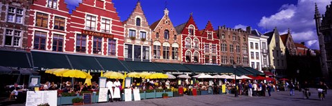 Framed Street Scene Brugge Belgium Print