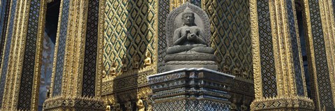 Framed Emerald Buddha, Wat Phra Keo, Bangkok, Thailand Print