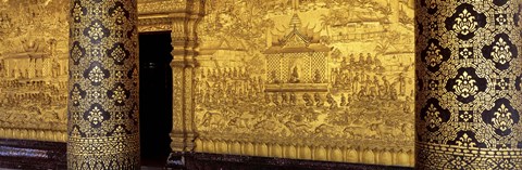 Framed Wat Mai Luang Prabang Laos Print