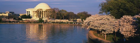 Framed Tidal Basin Washington DC Print