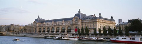 Framed Museum on a riverbank, Musee D'Orsay, Paris, France Print
